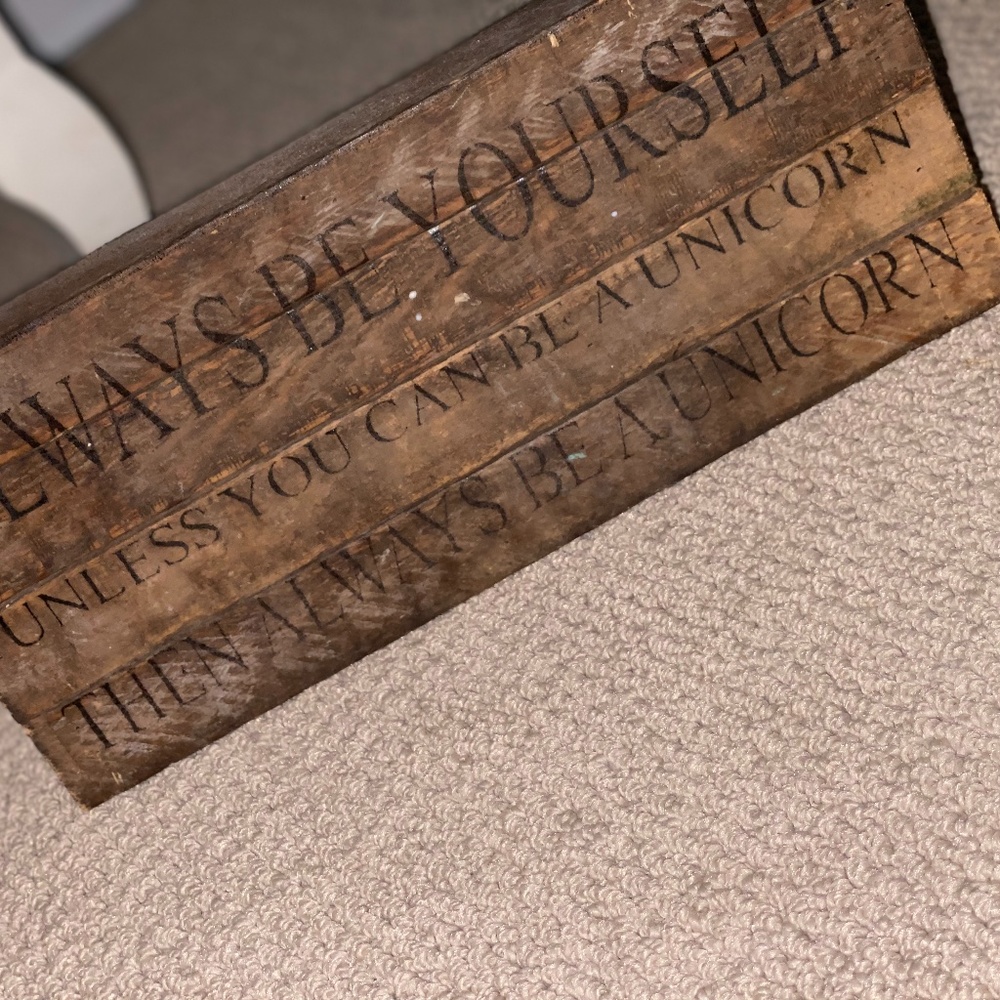 Rustic Inspirational Sign - Picture 2 of 2